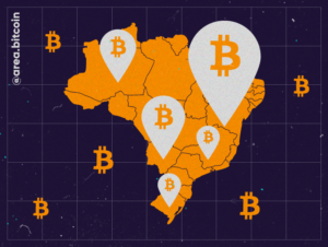 Mapa Bitcoin no Brasil