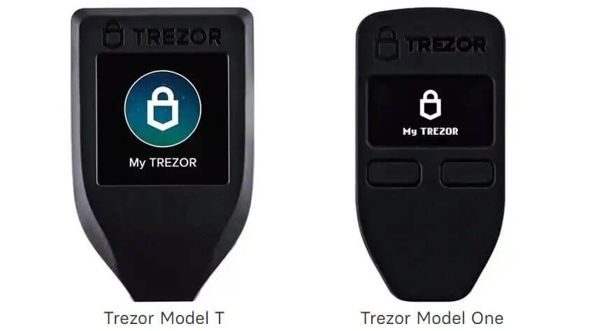 Trezor Model T e Trezor Model One