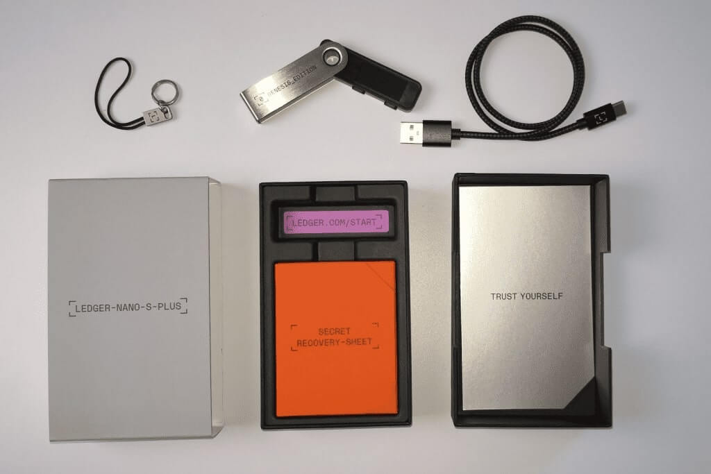 Kit da Ledger Nano Plus (unboxing)