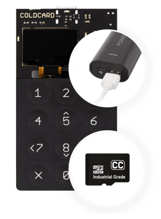 Micro-SD da Coinkite Coldcard MK4