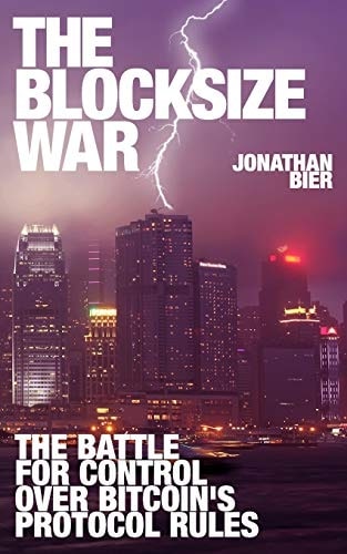 Livro "The Blocksize War", escrito por Jonathan Bier