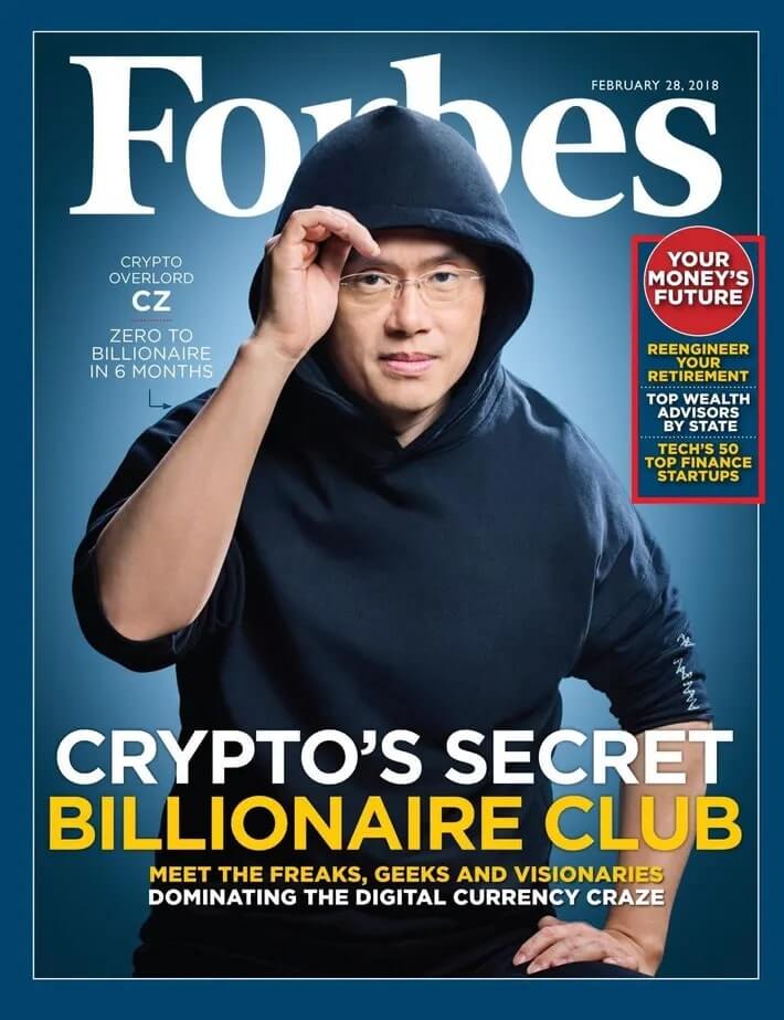 Changpeng Zhao (CZ) na Forbes