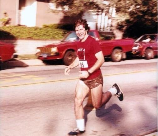Hal Finney correndo em uma meia maratona (21km)