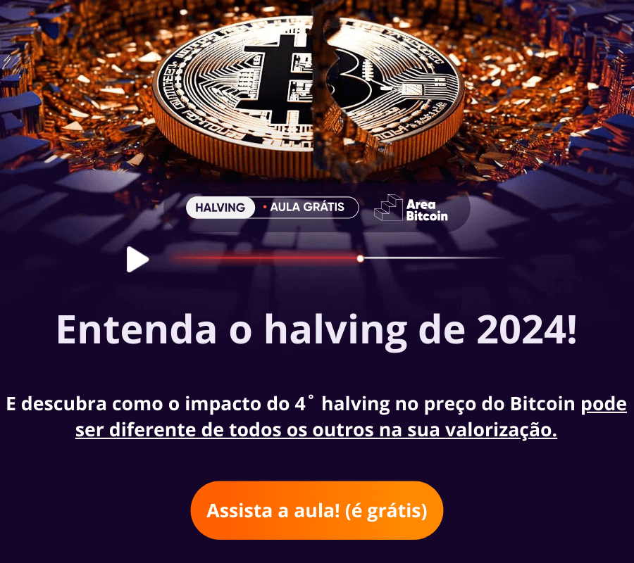 Banner para pop up sobre o Halving do Bitcoin